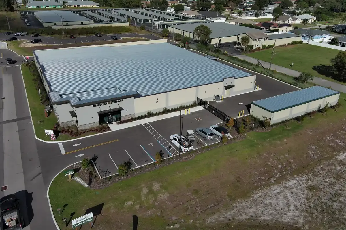 Drone Overview of Storage Facility 